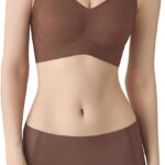 Bra and Panty Set Push-Up and Sports, Seamless Breathable Wireless Underwear Lingerie, Comfortable Intimate for Everyday Wear