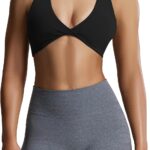 Women Workout Sports Bras Fitness  Low Impact Bra Yoga Crop Tank